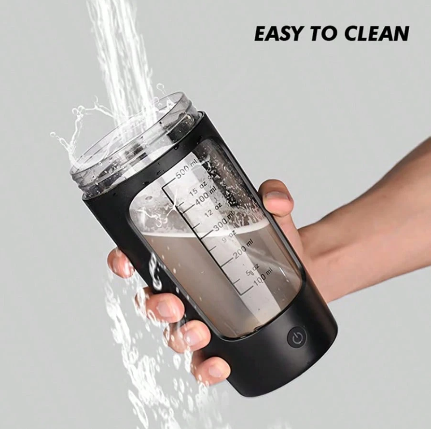 Performance Pro Electric Shaker For Gym (Made With Tritan), 7000 RPM, IPX7 Waterproof, Portable Mixer Cup With STORAGE BOX, Mixer Electric Protein Shaker Bottle (BLACK) ,650 Ml