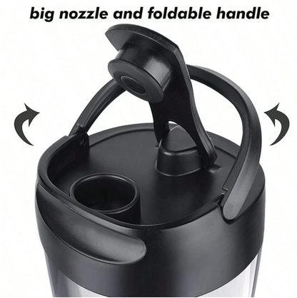 Performance Pro Electric Shaker For Gym (Made With Tritan), 7000 RPM, IPX7 Waterproof, Portable Mixer Cup With STORAGE BOX, Mixer Electric Protein Shaker Bottle (BLACK) ,650 Ml