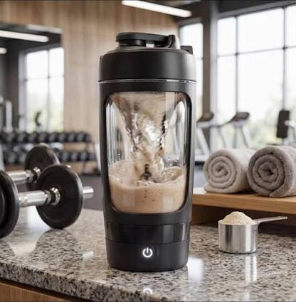 Performance Pro Electric Shaker For Gym (Made With Tritan), 7000 RPM, IPX7 Waterproof, Portable Mixer Cup With STORAGE BOX, Mixer Electric Protein Shaker Bottle (BLACK) ,650 Ml